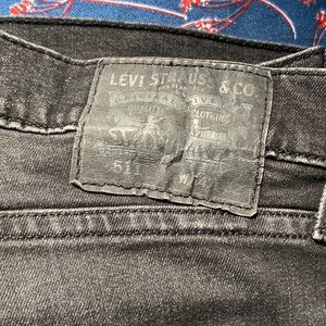 Men’s Levi’s 511 slim fit jeans W:34 L:32 Faded black